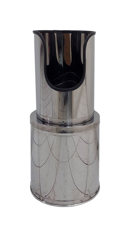 Suporte inox Torre Pequeno (para PQS 4kg e PQS 6kg) Suporte inox Torre Pequeno (para PQS 4kg e PQS 6kg)